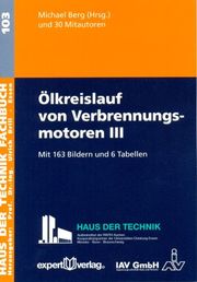 Ölkreislauf von Verbrennungsmotoren, III - Cover