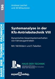 Systemanalyse in der Kfz-Antriebstechnik, VIII - Cover