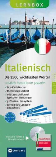 Italienisch - Die 1500 wichtigsten Wörter Lernbox