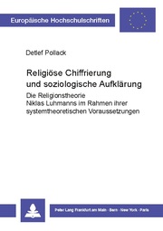 Religiöse Chiffrierung und soziologische Aufklärung - Cover