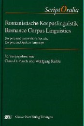 Romanistische Korpuslinguistik/Romance Corpus Linguistics