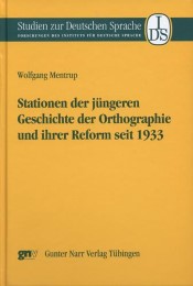 Stationen der jüngeren Geschichte der Orthographie und ihrer Reform seit 1933 - Cover