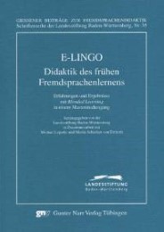 E-LINGO: Didaktik des frühen Fremdsprachenlernens
