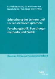 Erforschung des Lehrens und Lernens fremder Sprachen - Cover