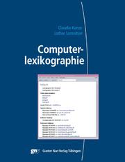 Computerlexikographie - Cover