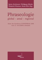 Phraseologie global - areal - regional - Cover