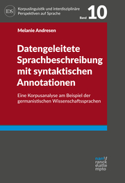 Datengeleitete Sprachbeschreibung mit syntaktischen Annotationen - Cover