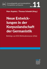 Neue Entwicklungen in der Korpuslandschaft der Germanistik - Cover