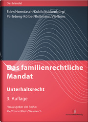 Das familienrechtliche Mandat - Unterhaltsrecht - Cover