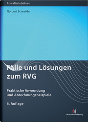Fälle und Lösungen zum RVG - Cover