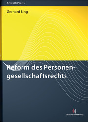Reform des Personengesellschaftsrechts - Cover
