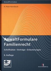 AnwaltFormulare Familienrecht - Cover