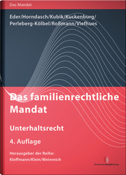 Das familienrechtliche Mandat - Unterhaltsrecht - Cover