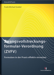 Zwangsvollstreckungsformular-Verordnung (ZVFV) - Cover