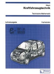 Kraftfahrzeugtechnik - Technische Mathematik