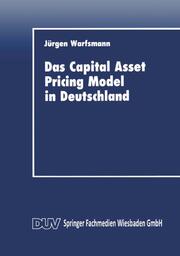 Das Capital Asset Pricing Model in Deutschland - Cover