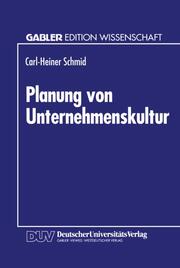 Planung von Unternehmenskultur - Cover