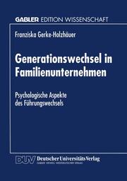 Generationswechsel in Familienunternehmen - Cover
