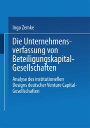 Die Unternehmensverfassung von Beteiligungskapital-Gesellschaften - Cover