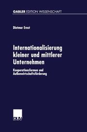 Internationalisierung kleiner und mittlerer Unternehmen - Cover
