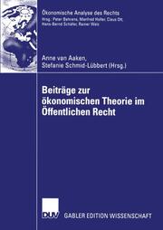Beiträge zur ökonomischen Theorie im Öffentlichen Recht - Cover