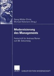 Modernisierung des Managements - Cover
