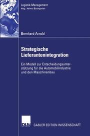Strategische Lieferantenintegration - Cover