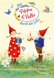 Postkartenbuch »Mit Pippa und Pelle durch das Jahr«