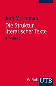 Die Struktur literarischer Texte - Cover