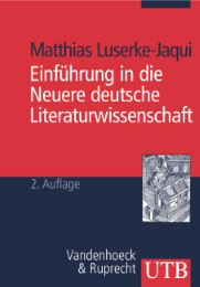 Einführung in die Neuere deutsche Literaturwissenschaft - Cover