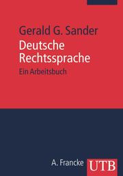 Deutsche Rechtssprache - Cover