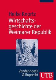 Wirtschaftsgeschichte der Weimarer Republik - Cover