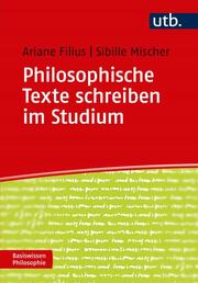 Philosophische Texte schreiben. - Cover