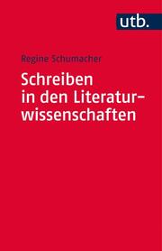 Schreiben in den Literaturwissenschaften - Cover