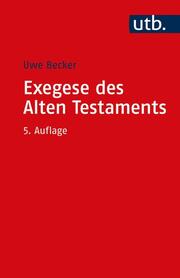 Exegese des Alten Testaments. - Cover