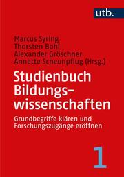 Studienbuch Bildungswissenschaften (Band 1) - Cover