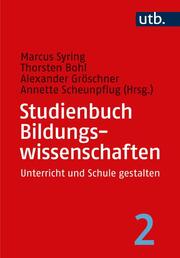 Studienbuch Bildungswissenschaften (Band 2) - Cover