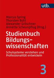 Studienbuch Bildungswissenschaften (Band 3) - Cover