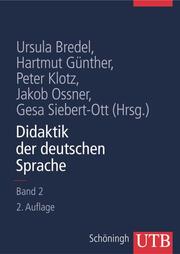 Didaktik der deutschen Sprache - Band 2 - Cover