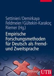 Empirische Forschungsmethoden für Deutsch als Fremd- und Zweitsprache - Cover