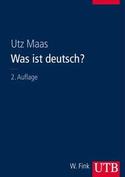 Was ist deutsch? - Cover