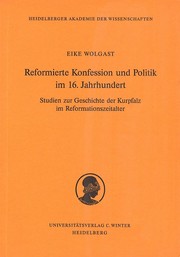 Reformierte Konfession und Politik im 16. Jahrhundert