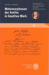 Metamorphosen der Antike in Goethes Werk - Cover