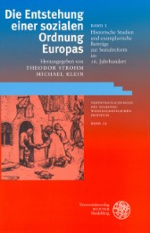 Die Entstehung einer sozialen Ordnung Europas - Cover