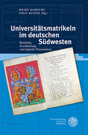 Universitätsmatrikeln im deutschen Südwesten