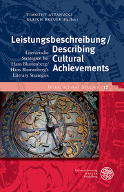 Leistungsbeschreibung/Describing Cultural Achievements - Cover