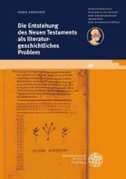 Die Entstehung des Neuen Testaments als literaturgeschichtliches Problem - Cover