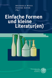 Einfache Formen und kleine Literatur(en) - Cover