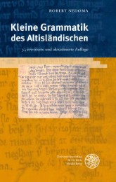 Kleine Grammatik des Altisländischen - Cover