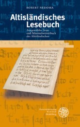 Altisländisches Lesebuch - Cover